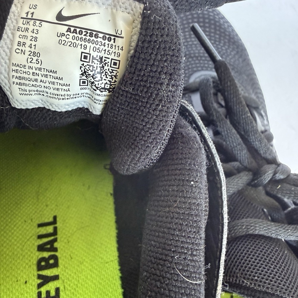 Nike Zoom HyperAce 2 Women's 11 Volleyball Shoes Black White AA0286-001 - Picture 10 of 10